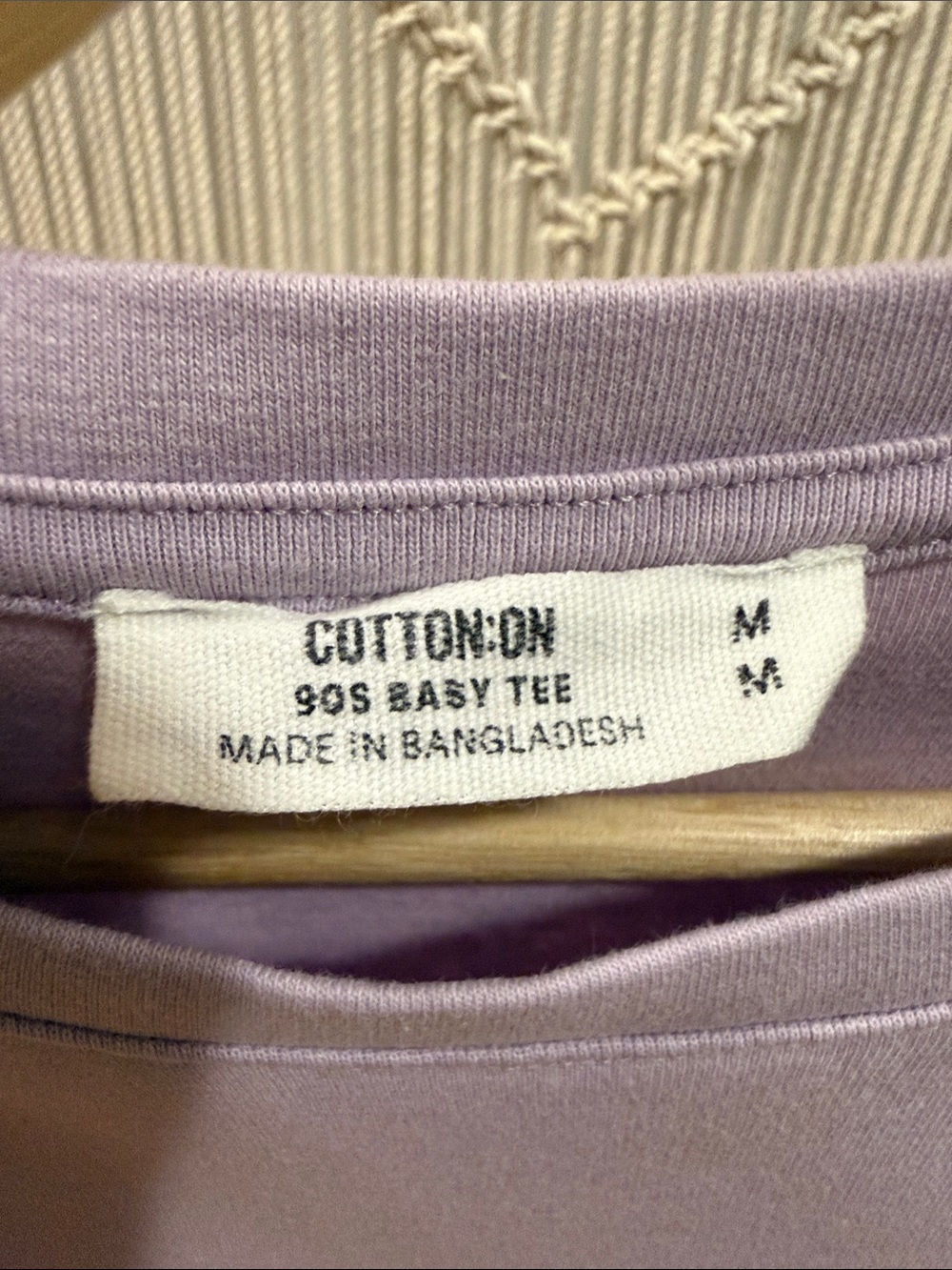 Cotton On 90s Baby Lilac Crewneck Tee - Picture 2 of 7